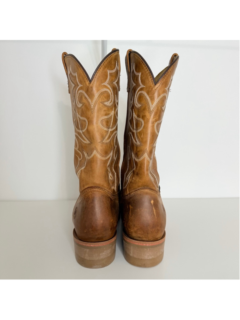 Double-H Dylan Work Boots Old Town Folklore Leather Cowboy Western Men's Size 14 - Picture 4 of 15